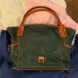 Dooney & Bourke Dark Green Leather Bag